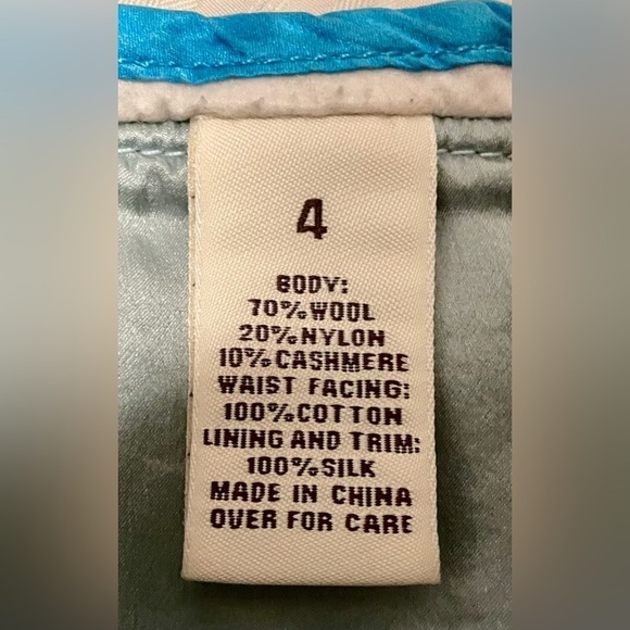 Abercrombie & Fitch Blue Green Plaid Pleated Mini Skirt Peekaboo Lace Size 4 - Picture 8 of 16